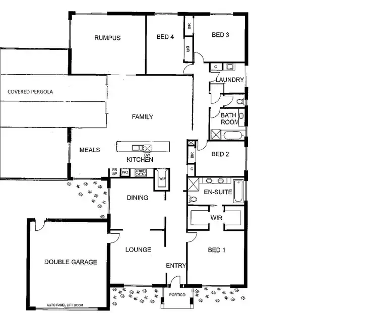 Floorplan of Homely house listing, 6 Hoya Place, Sunbury VIC 3429
