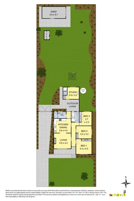 Floorplan of Homely house listing, 57 Bracken Grove, Altona VIC 3018