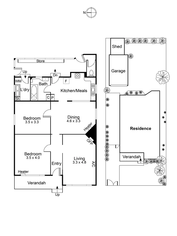 Floorplan of Homely house listing, 10 Richelieu Street, West Footscray VIC 3012