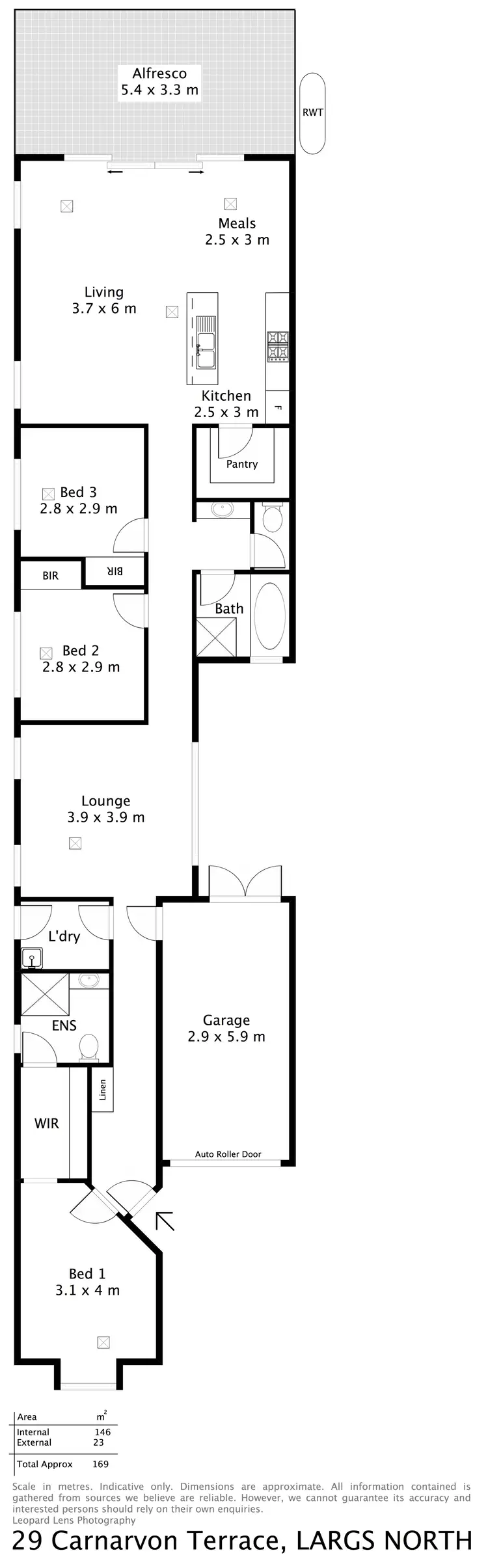 Floorplan of Homely house listing, 29 Carnarvon Terrace, Largs North SA 5016
