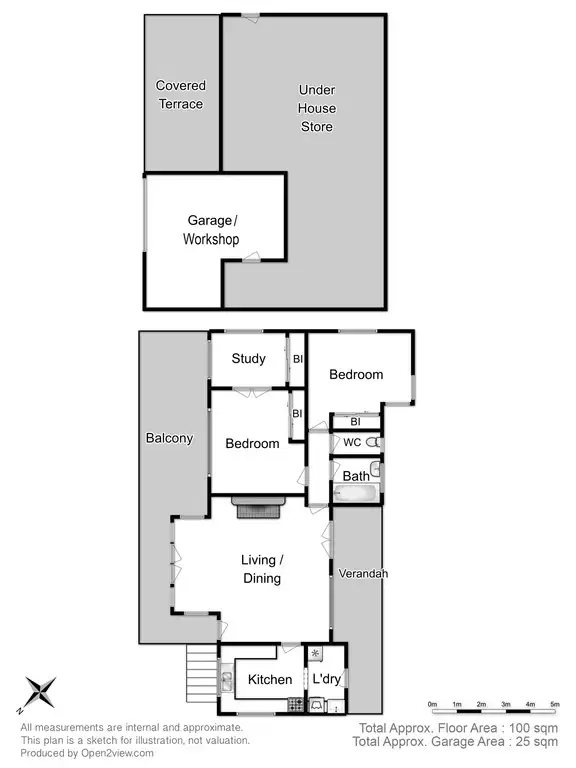 Floorplan of Homely house listing, 47 Roslyn Avenue, Kingston Beach TAS 7050