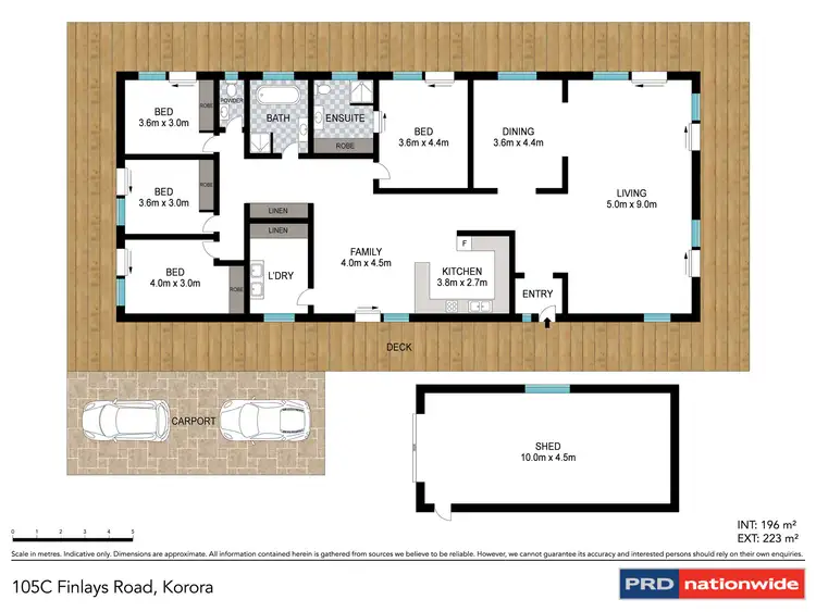 Floorplan of Homely house listing, 105C Finlays Road, Korora NSW 2450