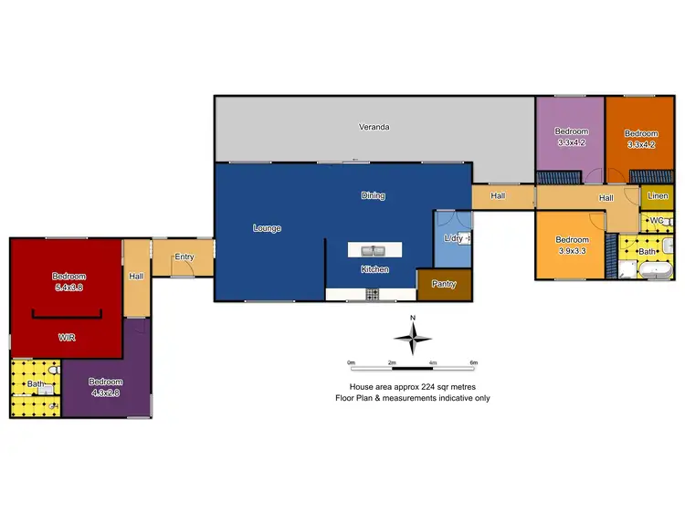 Floorplan of Homely house listing, 6 Madelines Lane, Orange NSW 2800