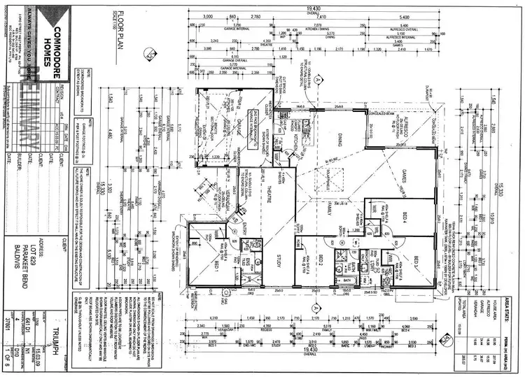 Floorplan of Homely house listing, 5 Parakeet Bend, Baldivis WA 6171