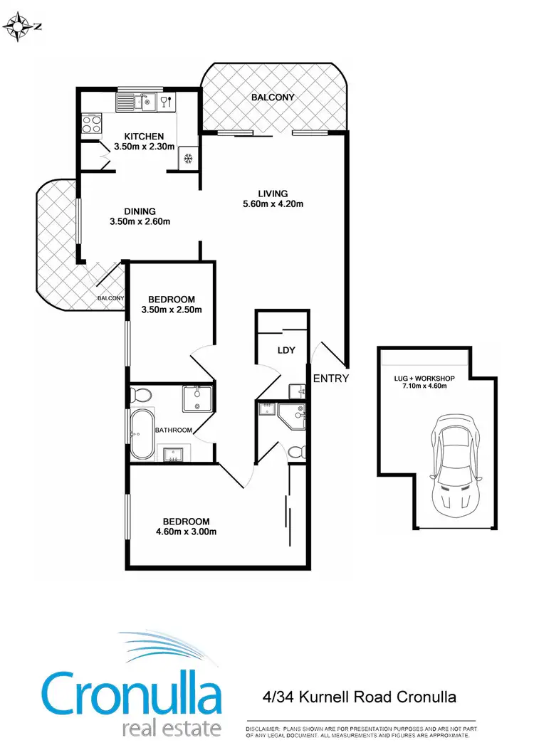 Floorplan of Homely apartment listing, 4/34-36 Kurnell Road, Cronulla NSW 2230