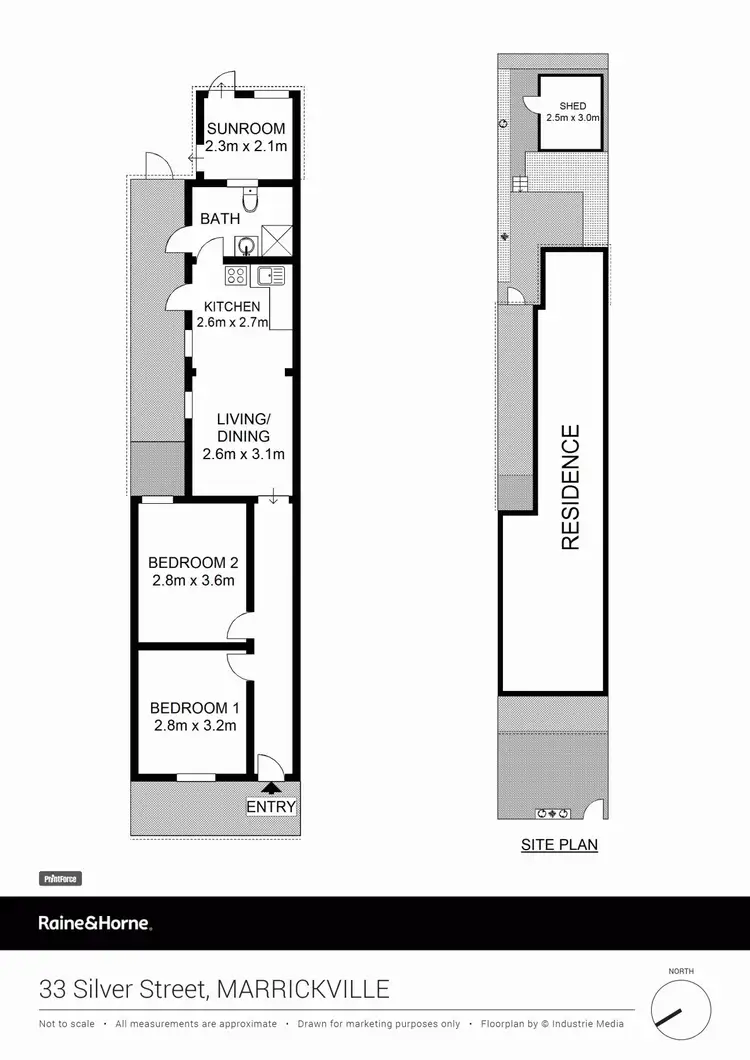 Floorplan of Homely house listing, 33 Silver Street, Marrickville NSW 2204