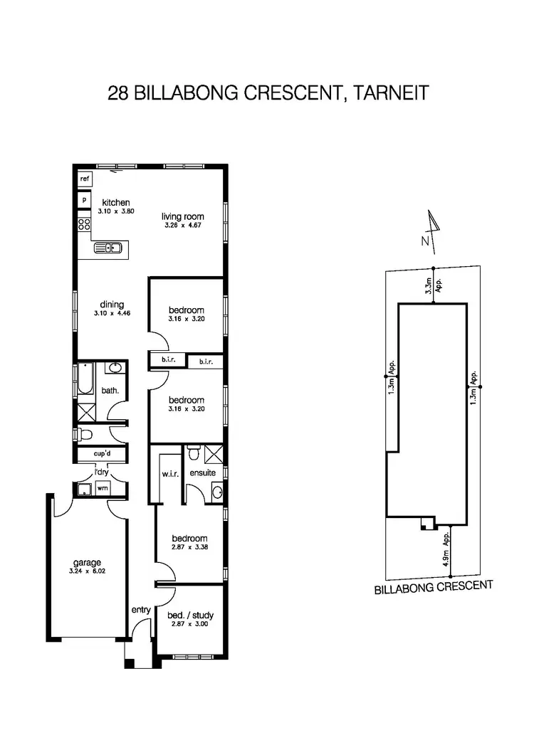 Floorplan of Homely house listing, 28 Billabong Crescent, Tarneit VIC 3029