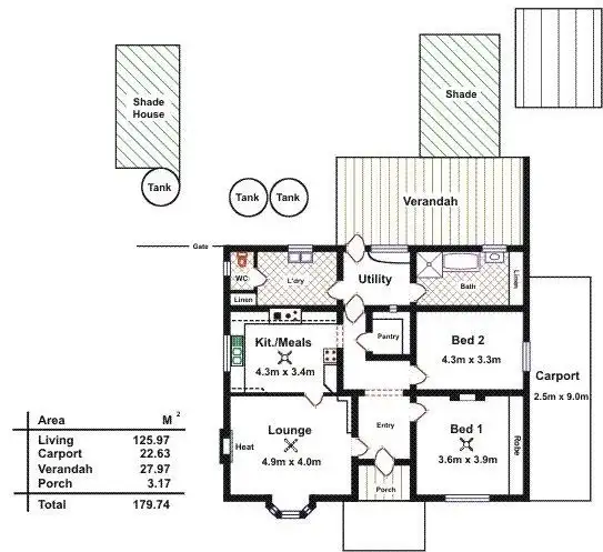 Floorplan of Homely house listing, 48 Jane Street, Willaston SA 5118
