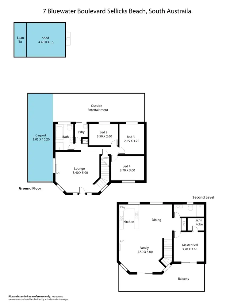 Floorplan of Homely house listing, 7 Bluewater Boulevard, Sellicks Beach SA 5174