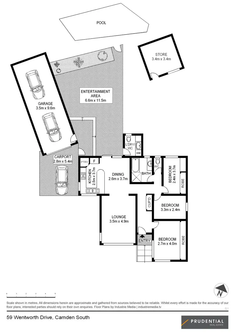 Floorplan of Homely house listing, 59 Wentworth Drive, Camden South NSW 2570