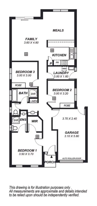 Floorplan of Homely house listing, 6 Buoy Crescent, Seaford Meadows SA 5169