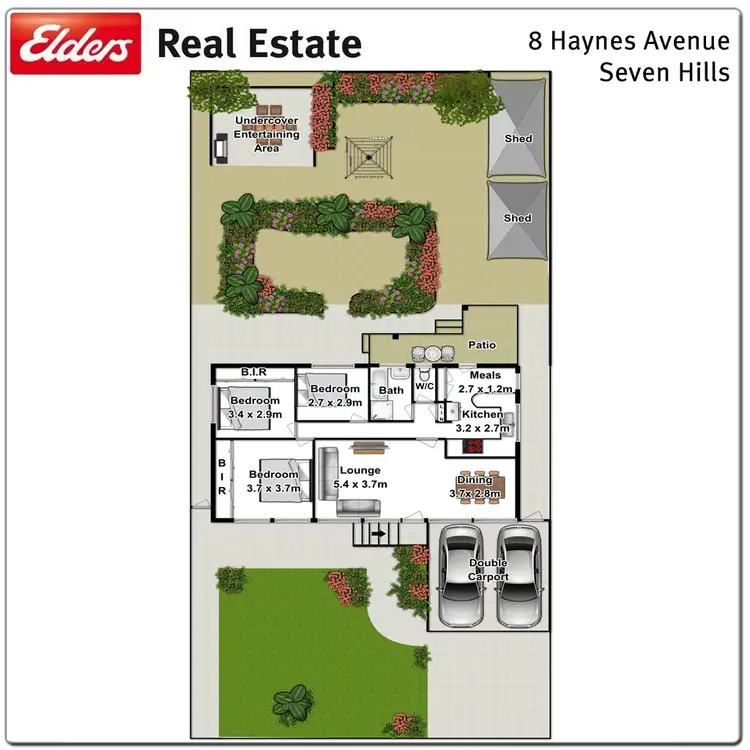 Floorplan of Homely house listing, 8 Haynes Avenue, Seven Hills NSW 2147