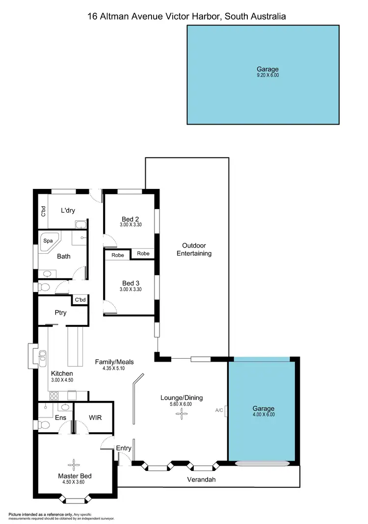 Floorplan of Homely house listing, 16 Altman Avenue, Victor Harbor SA 5211