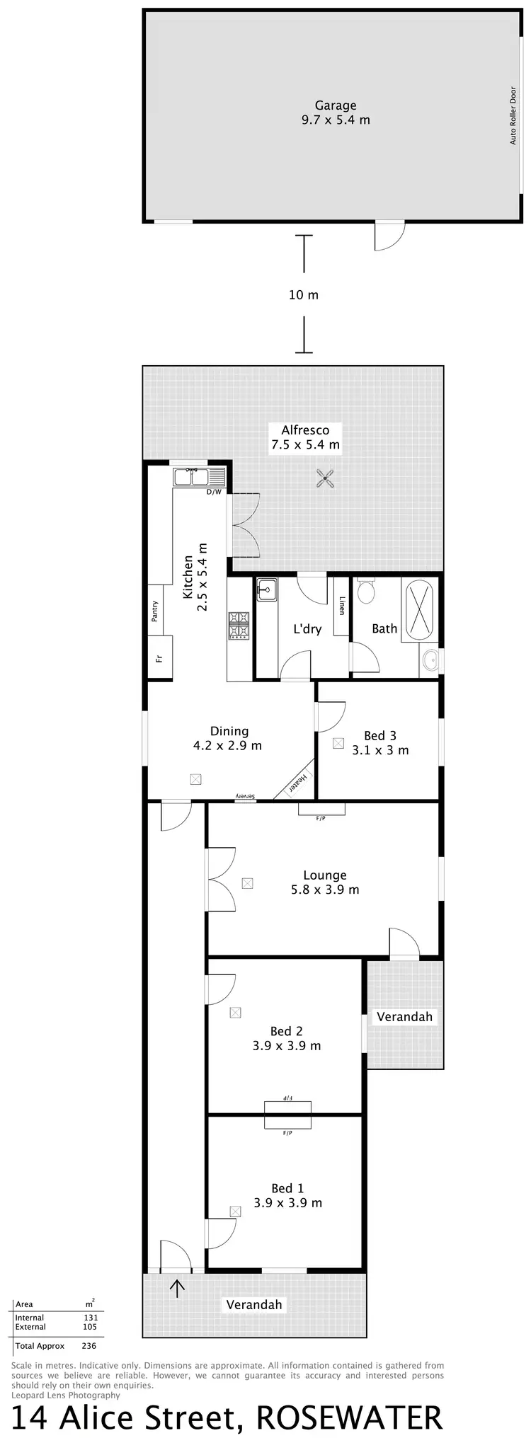 Floorplan of Homely house listing, 14 Alice Street, Rosewater SA 5013