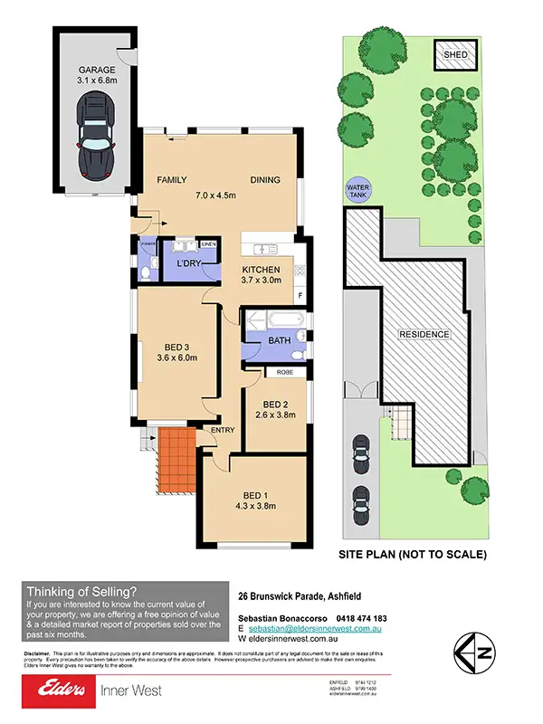 Floorplan of Homely house listing, 26 Brunswick Parade, Ashfield NSW 2131