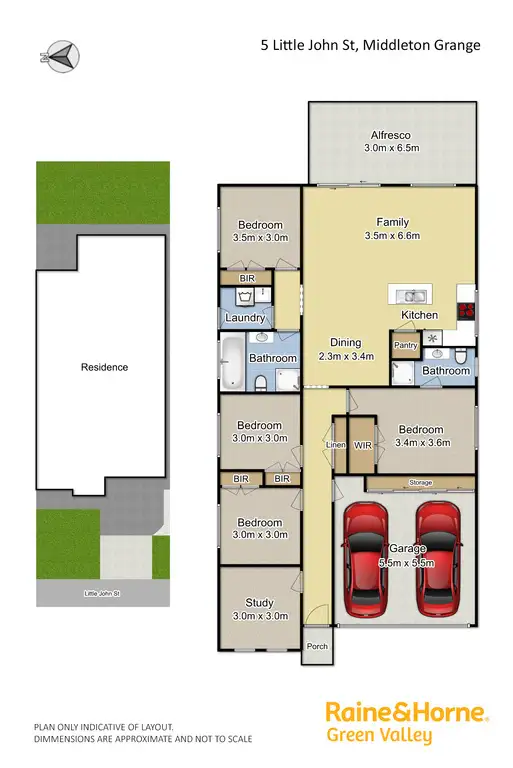 Floorplan of Homely house listing, 5 Little John Street, Middleton Grange NSW 2171