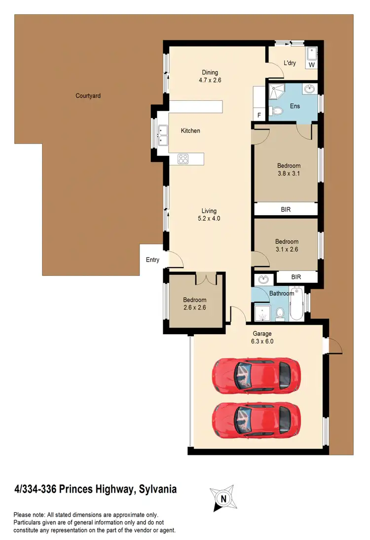 Floorplan of Homely villa listing, 4/334-336 Princes Highway, Sylvania NSW 2224