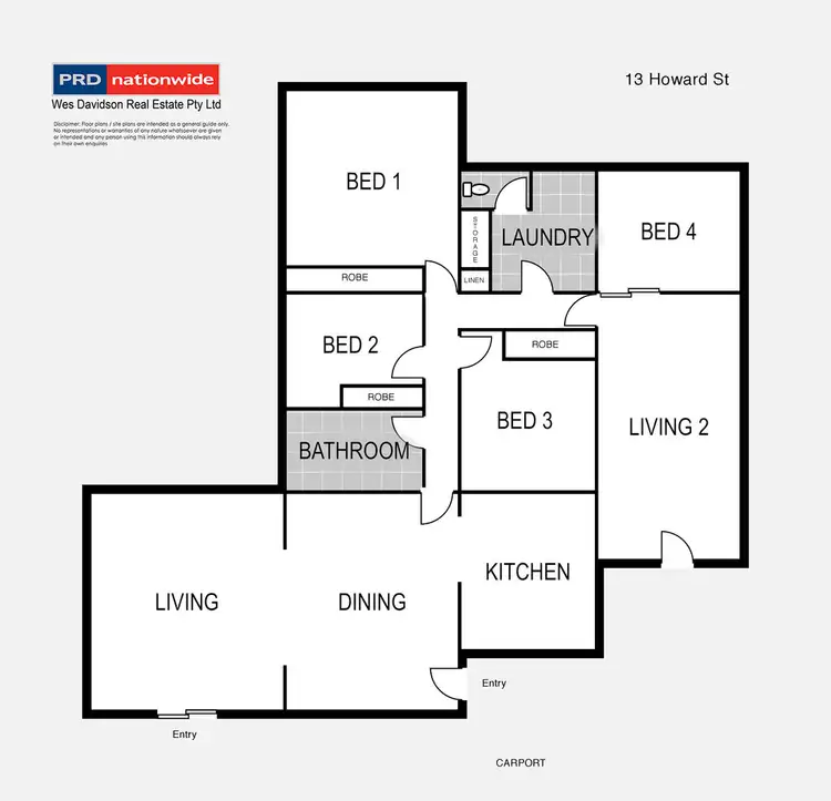 Floorplan of Homely house listing, 13 Howard Street, Horsham VIC 3400