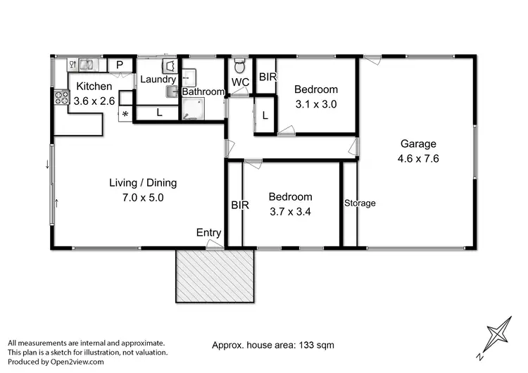 Floorplan of Homely house listing, Unit 3 55 Redwood Road, Kingston TAS 7050