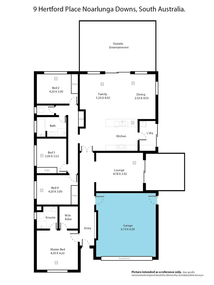Floorplan of Homely house listing, 9 Hertford Place, Noarlunga Downs SA 5168