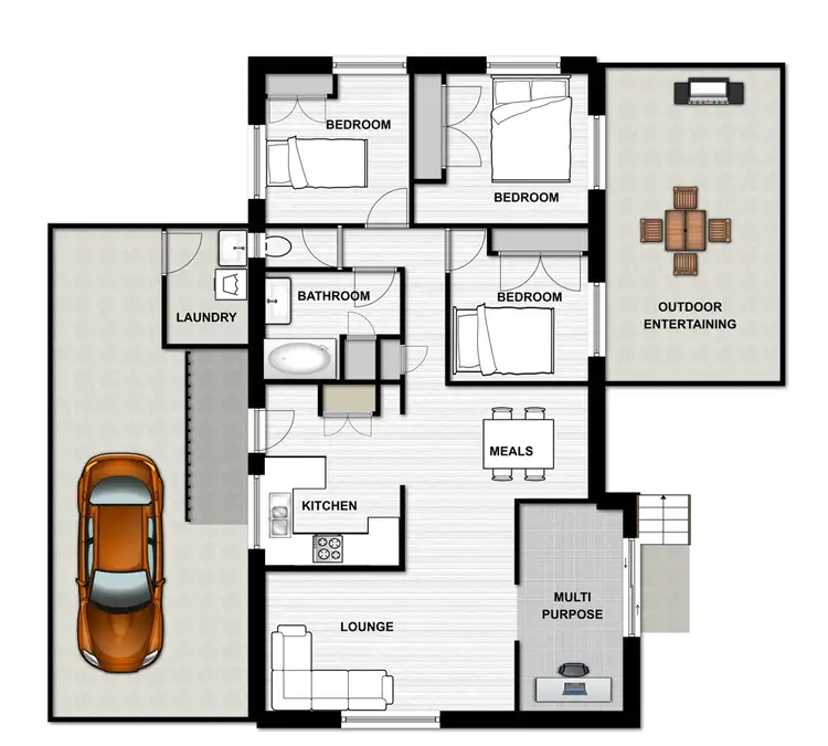 Floorplan of Homely house listing, 3 Ursa St, Inala QLD 4077