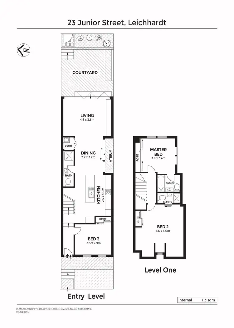 Floorplan of Homely house listing, 23 Junior Street, Leichhardt NSW 2040