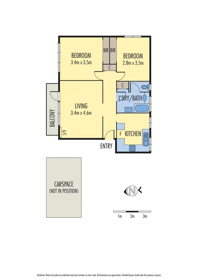 Floorplan of Homely unit listing, 4/114 Hyde Street, Yarraville VIC 3013