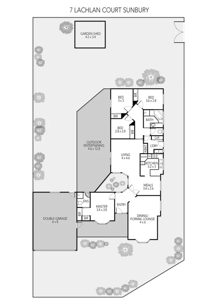Floorplan of Homely house listing, 7 Lachlan Court, Sunbury VIC 3429