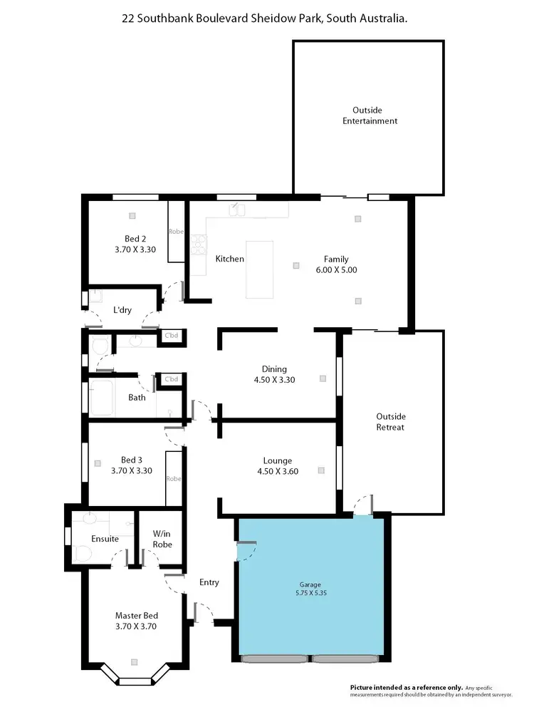 Floorplan of Homely house listing, 22 Southbank Boulevard, Sheidow Park SA 5158