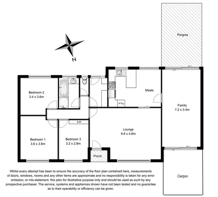 Floorplan of Homely house listing, 19 Plunkett Terrace, Millicent SA 5280