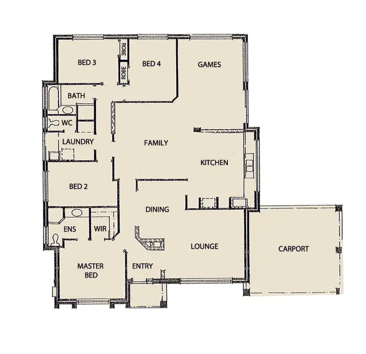 Floorplan of Homely house listing, 8 Pennington Gardens, Erskine WA 6210