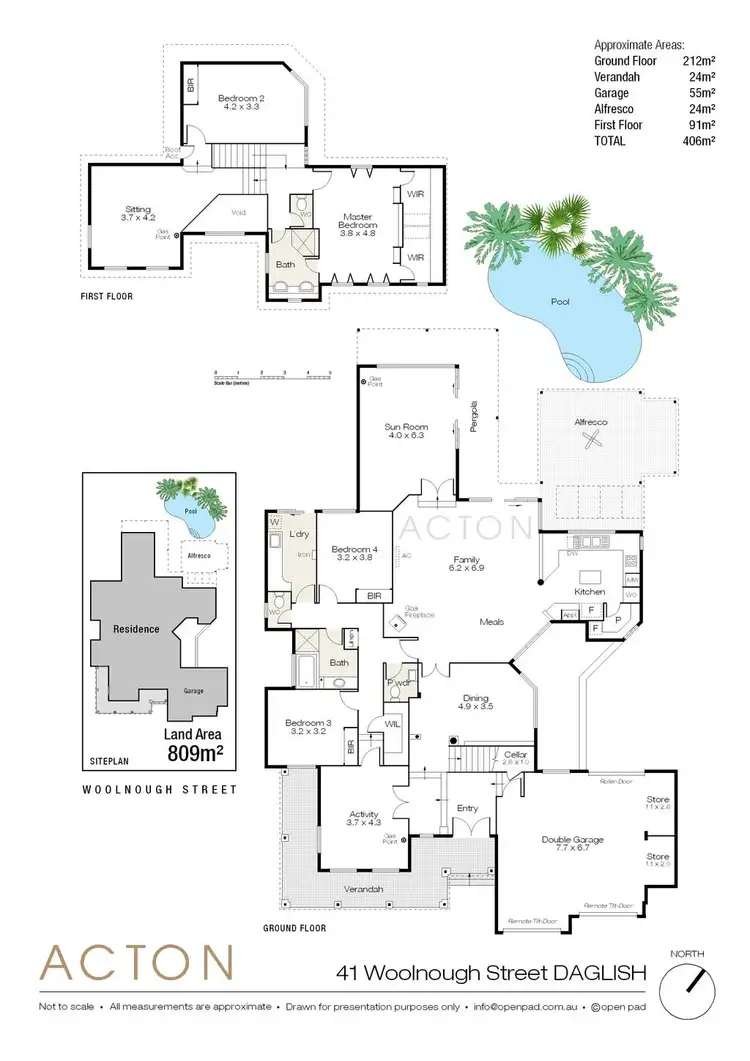 Floorplan of Homely house listing, 41 Woolnough Street, Daglish WA 6008