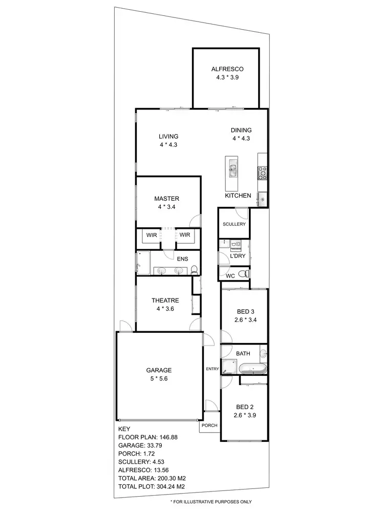 Floorplan of Homely house listing, 16 Goneril Way, Coolbellup WA 6163