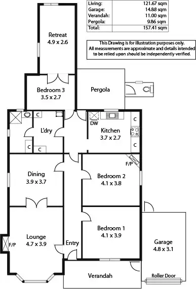 Floorplan of Homely house listing, 11 Romney Road, Marryatville SA 5068