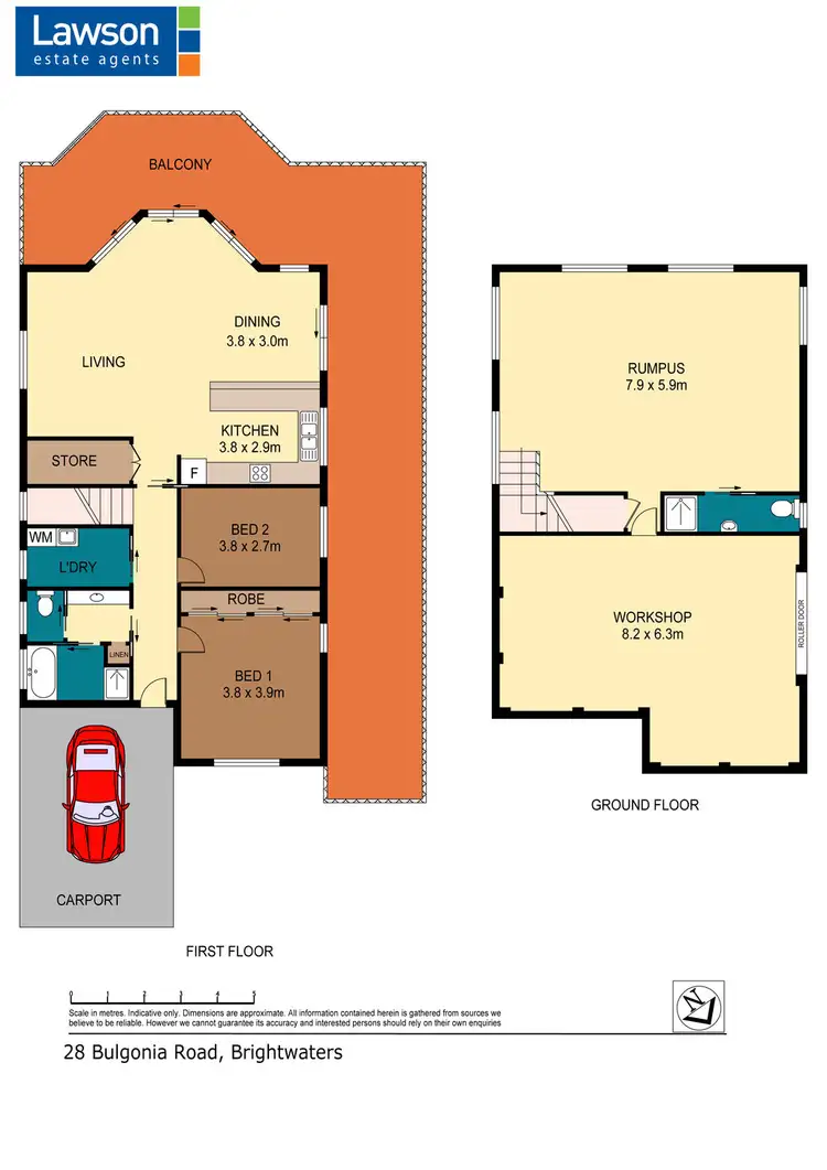 Floorplan of Homely house listing, 28 Bulgonia Road, Brightwaters NSW 2264