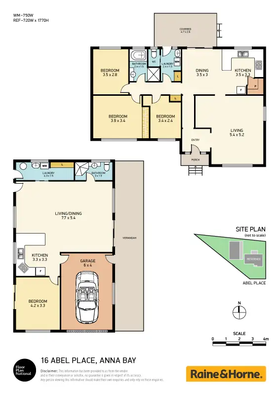 Floorplan of Homely house listing, 16 Abel Place, Anna Bay NSW 2316