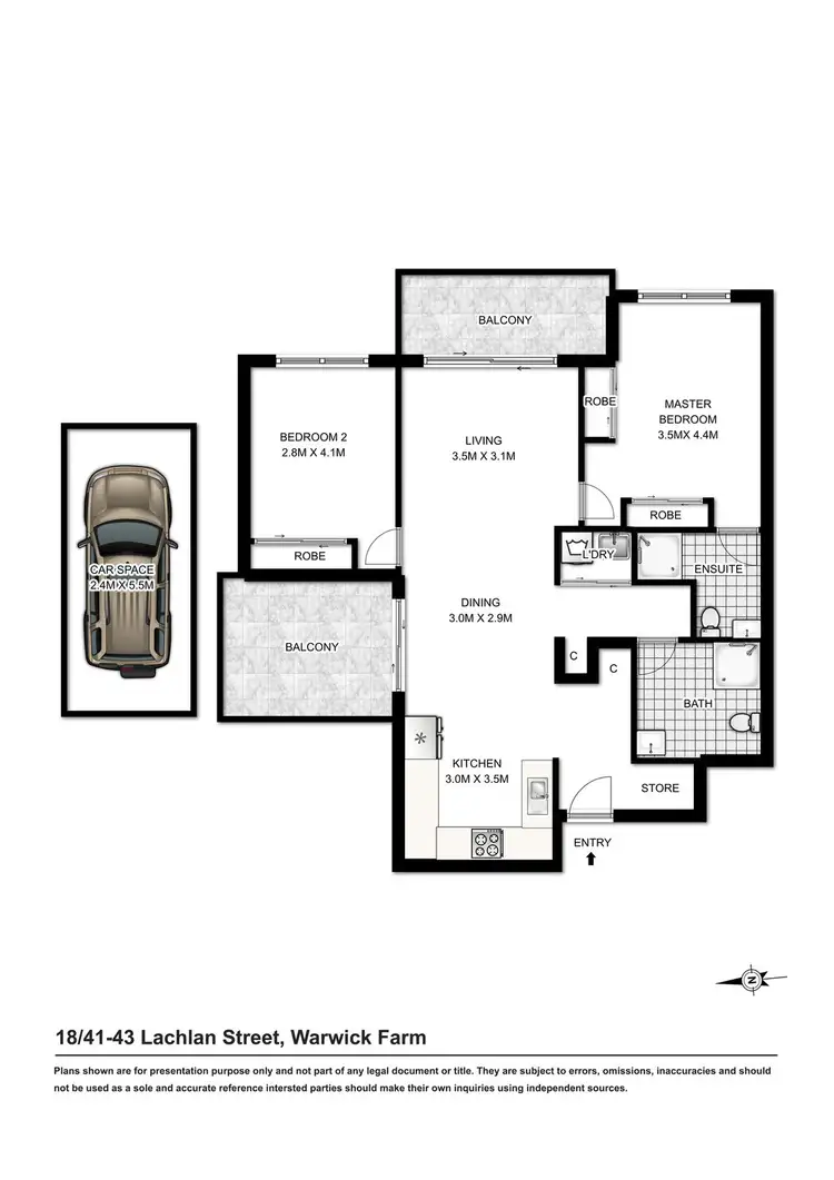 Floorplan of Homely house listing, 18/41-43 Lachlan Street, Liverpool NSW 2170