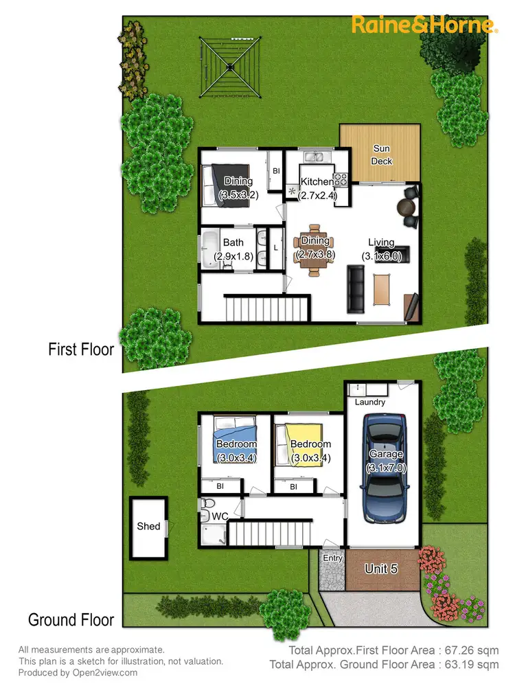 Floorplan of Homely house listing, 5/25 Powell Road, Blackmans Bay TAS 7052
