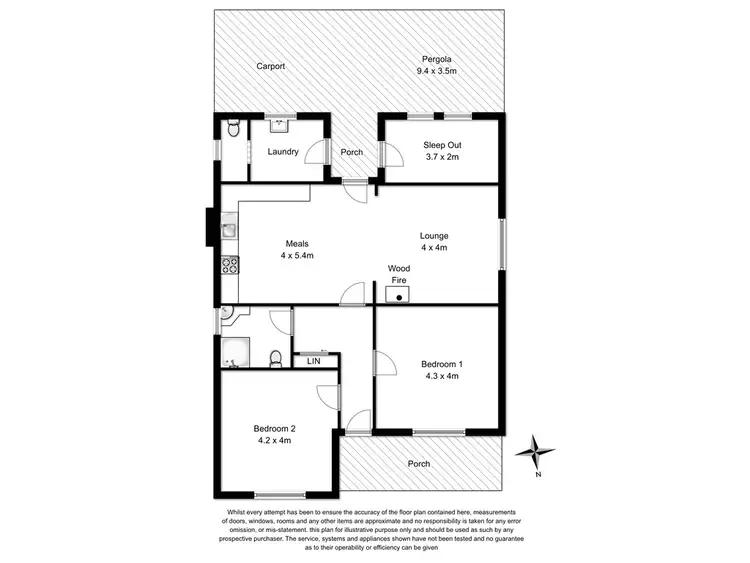 Floorplan of Homely house listing, 231 Dow Rd, Glencoe SA 5291