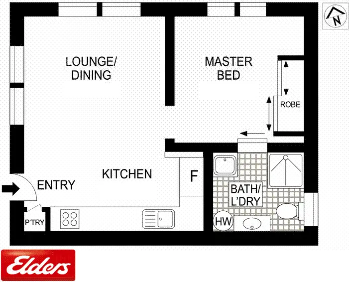 Floorplan of Homely unit listing, 10/124 Henderson Street, Queanbeyan NSW 2620