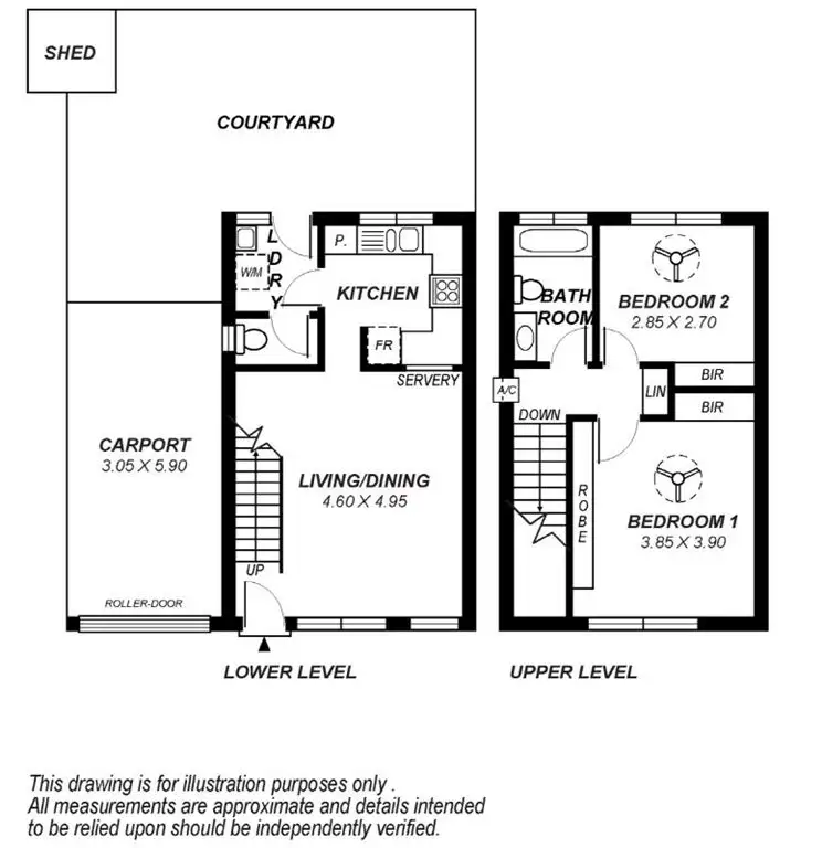 Floorplan of Homely house listing, 8/23 Coburg Road, Alberton SA 5014
