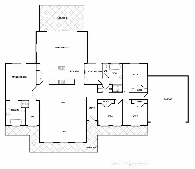 Floorplan of Homely house listing, 80 Lomandra Circuit, Paterson NSW 2421