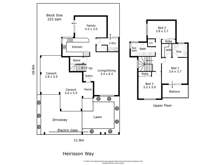 Floorplan of Homely house listing, 18 Heirisson Way, Victoria Park WA 6100