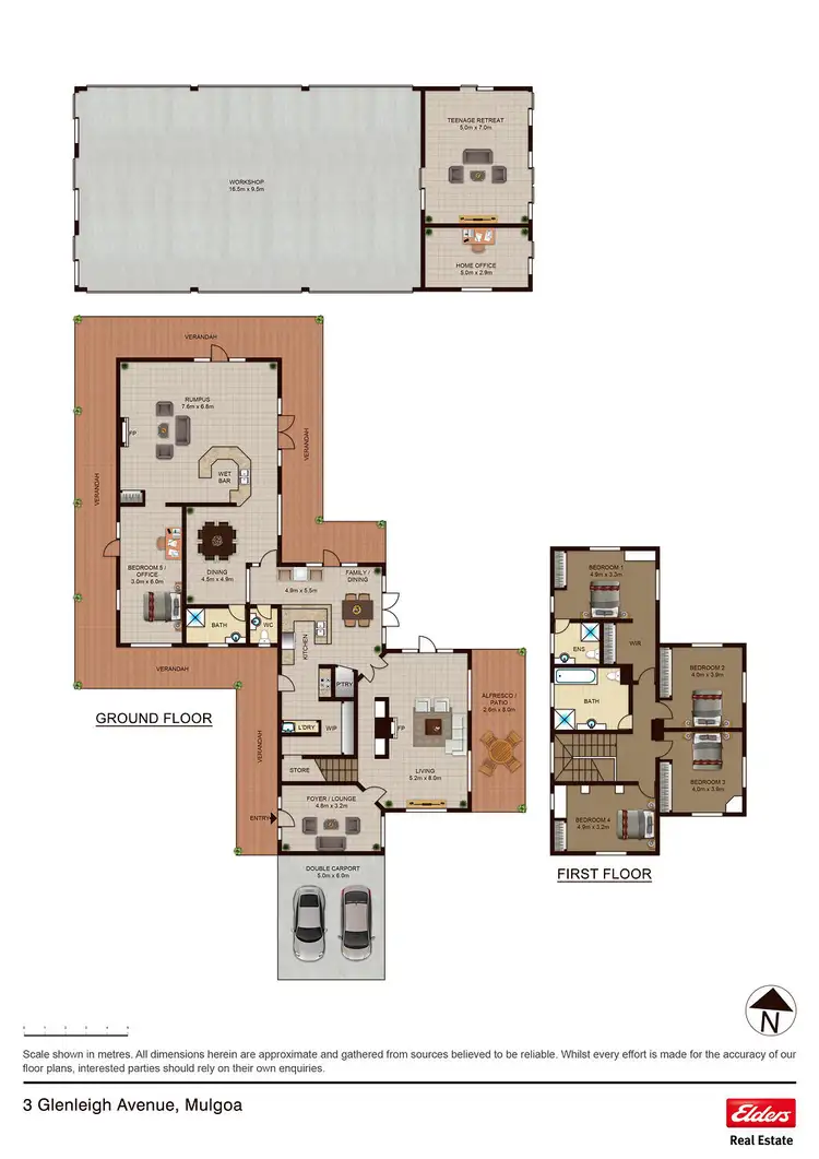 Floorplan of Homely house listing, 3 Glenleigh Avenue, Mulgoa NSW 2745