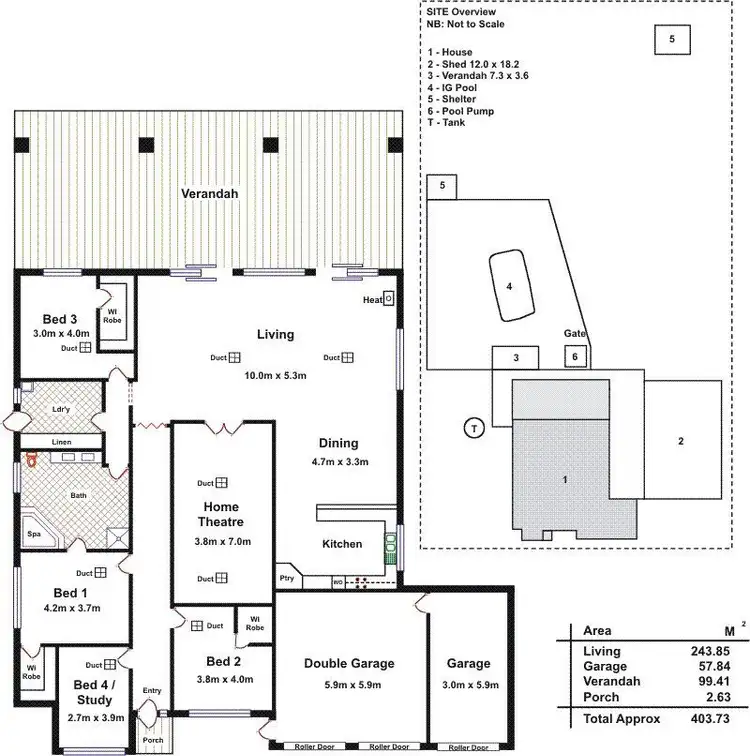 Floorplan of Homely house listing, 20 St George Boulevard, Lewiston SA 5501