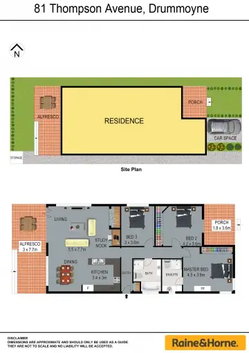 Floorplan of Homely house listing, 81 Thompson Street, Drummoyne NSW 2047