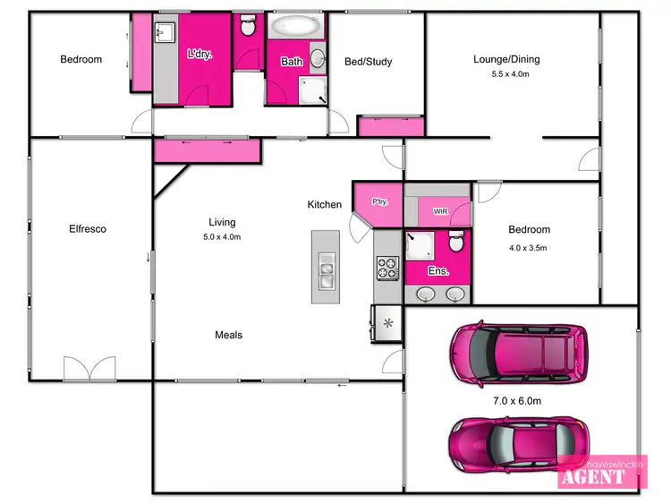 Floorplan of Homely house listing, 7 Jean Place, Grovedale VIC 3216