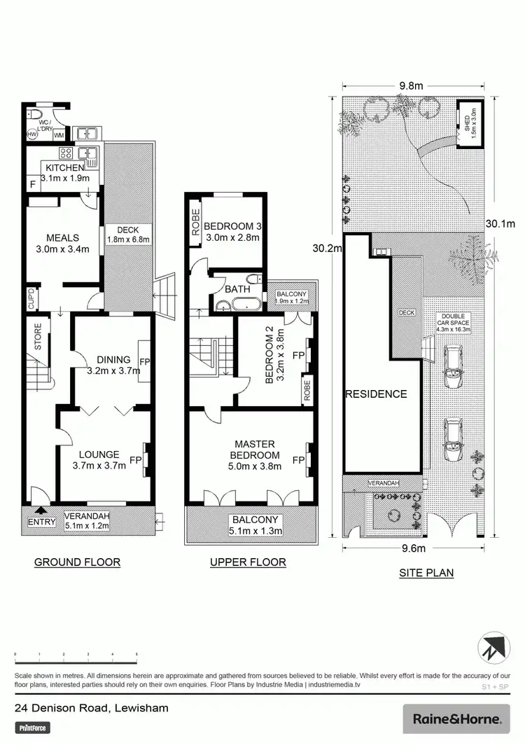 Floorplan of Homely house listing, 24 Denison Road, Lewisham NSW 2049