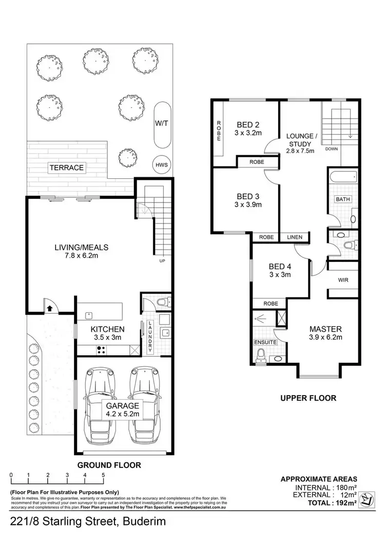 Floorplan of Homely townhouse listing, 221/8 Starling Street, Buderim QLD 4556