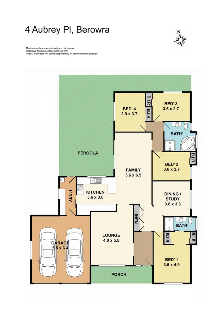 Floorplan of Homely house listing, 4 Aubrey Place, Berowra NSW 2081